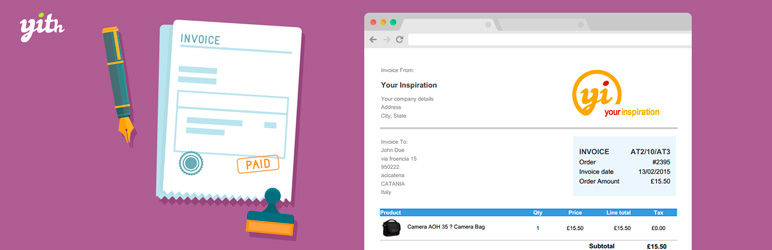 YITH WooCommerce PDF Invoice and Shipping List Premium v3.4
