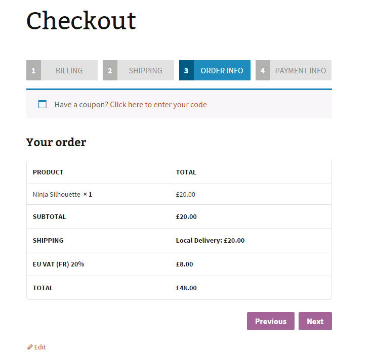YITH WooCommerce Multi-step Checkout Premium Plugin