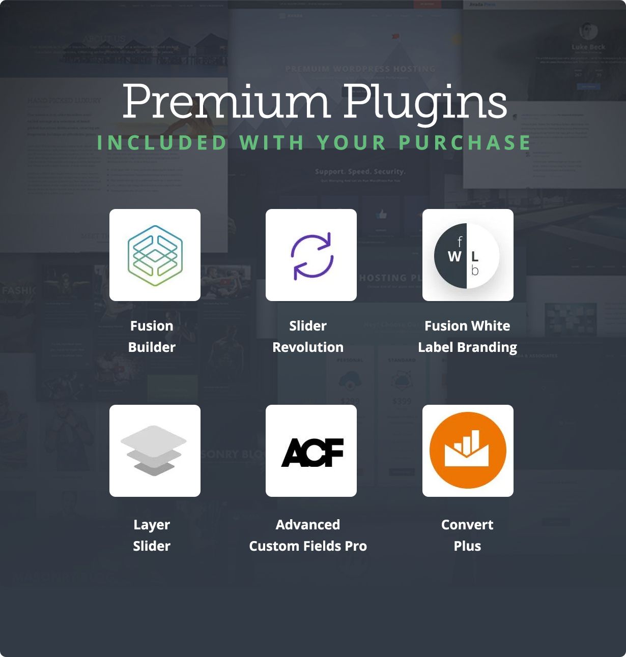 Premium Plugins - Avada Theme
