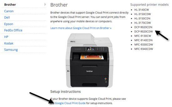 Printer ready for cloud