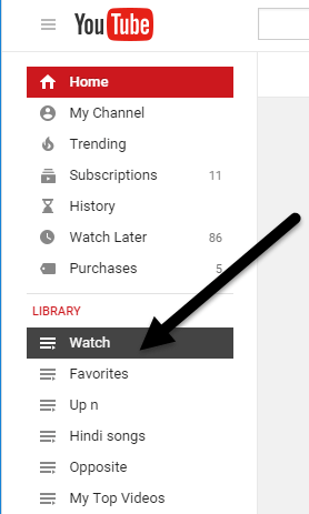 yourTube library list