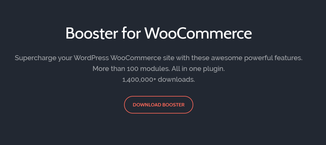 Booster Plus for WooCommerce plugin
