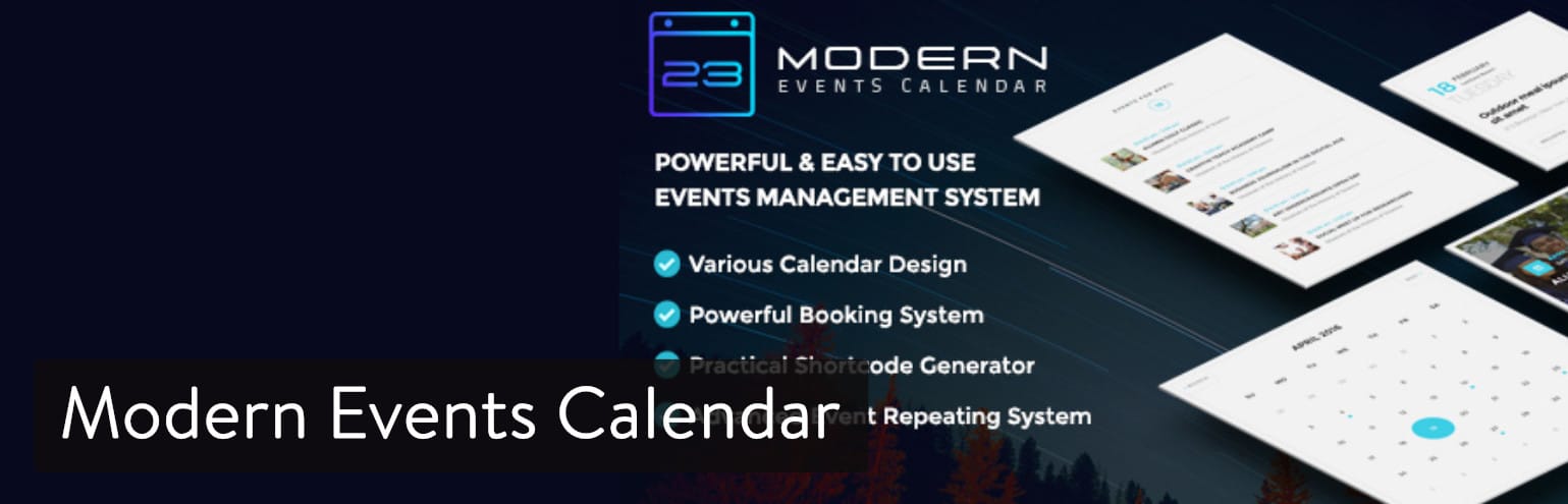 Modern Events Calendar Pro