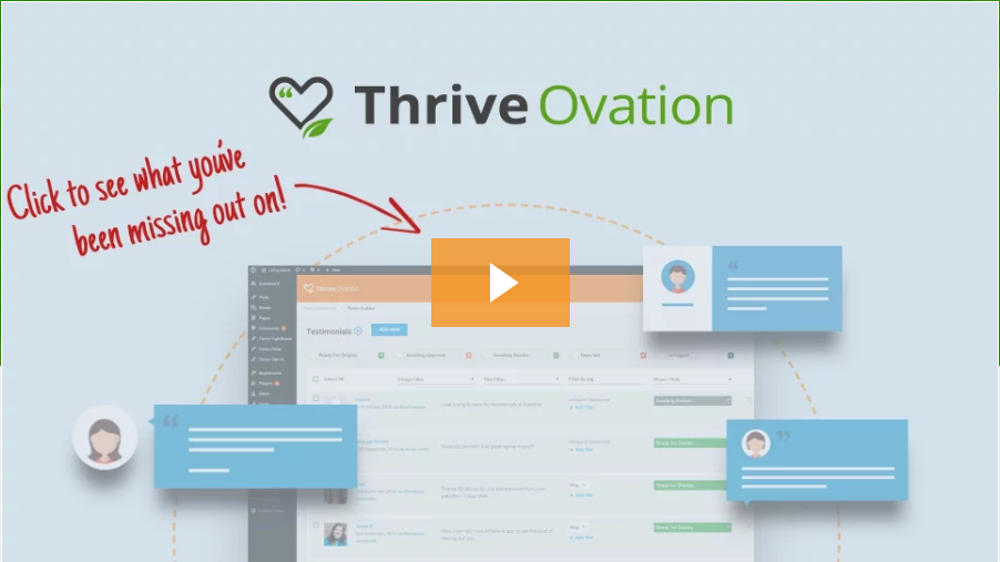 Thrive Ovation Plugin