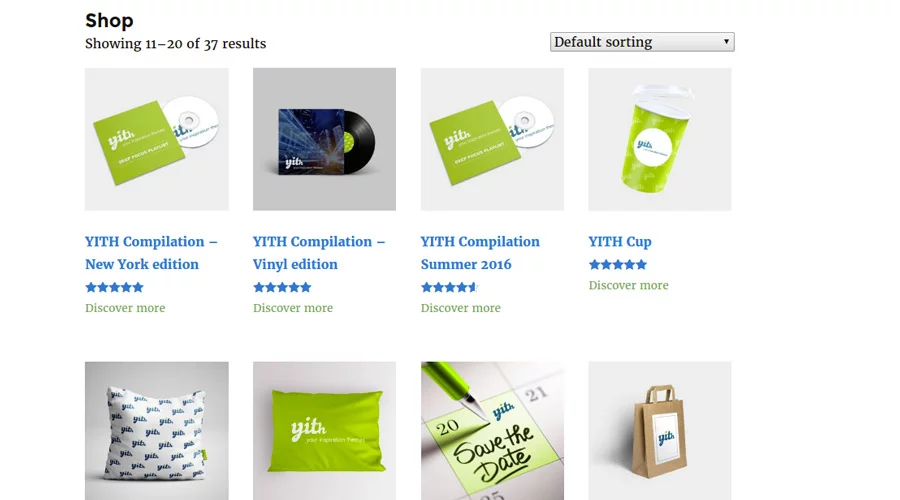 YITH WooCommerce Catalog Mode Premium Plugin shop page