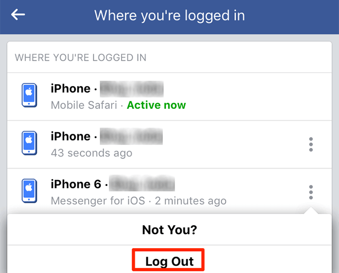 Cách đăng xuất Facebook Messenger trên iOS và Android