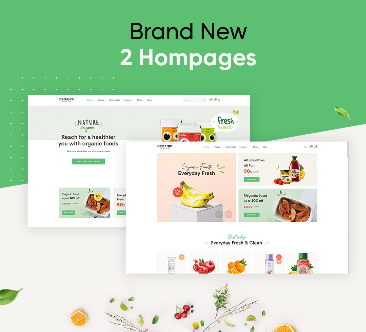 Organik v2.9.5 - Organic Food Store WordPress Theme