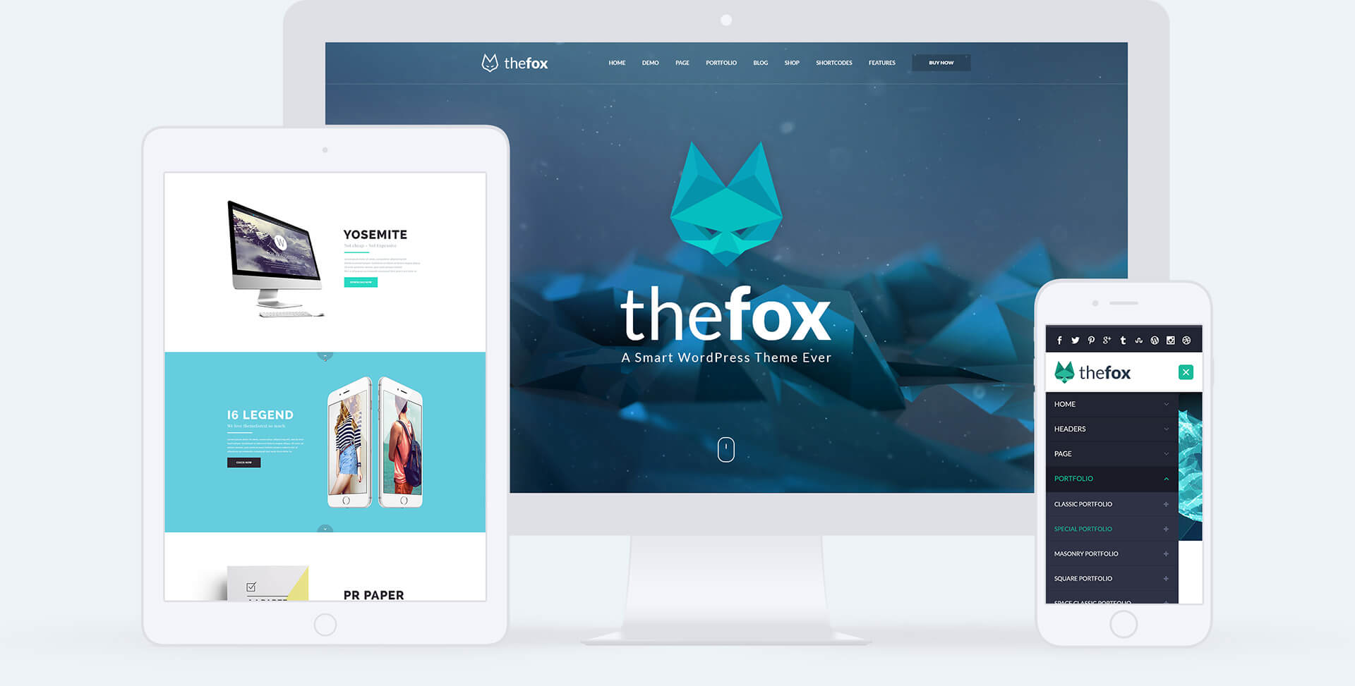 TheFox WordPress Theme 