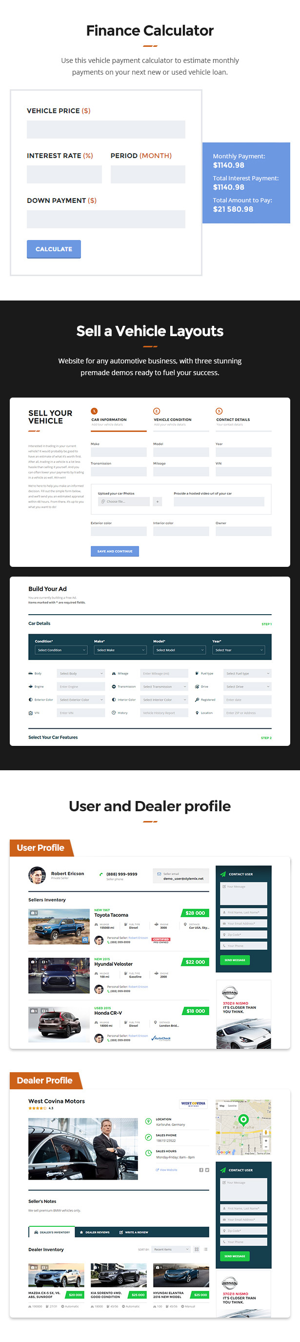 Motors - Car Dealer, Rental & Classifieds WordPress theme - 7