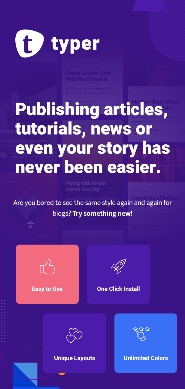 Typer - Great blog and publisher of Theme Authors - 1