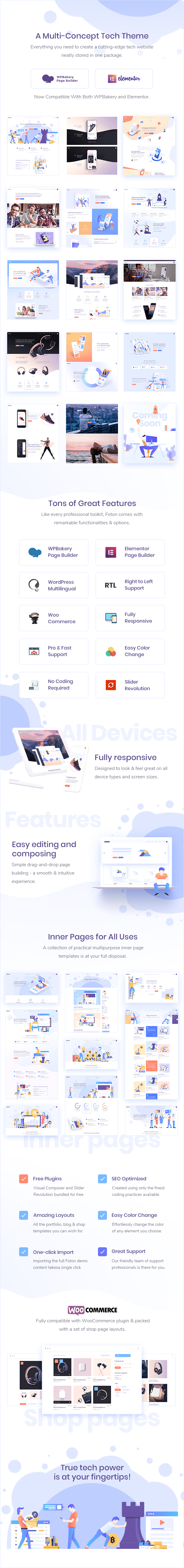 Foton - Application and Software Landing Page Theme - 1