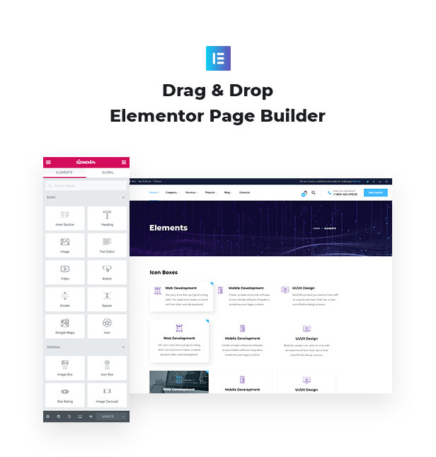 Engitech v1.4.1 NULLED - IT Solutions & Services WordPress Theme