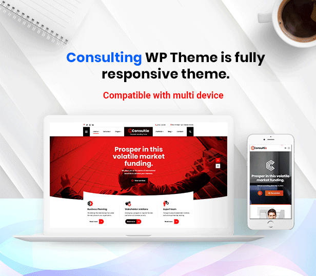 Consultio - Corporate Consulting WordPress Theme