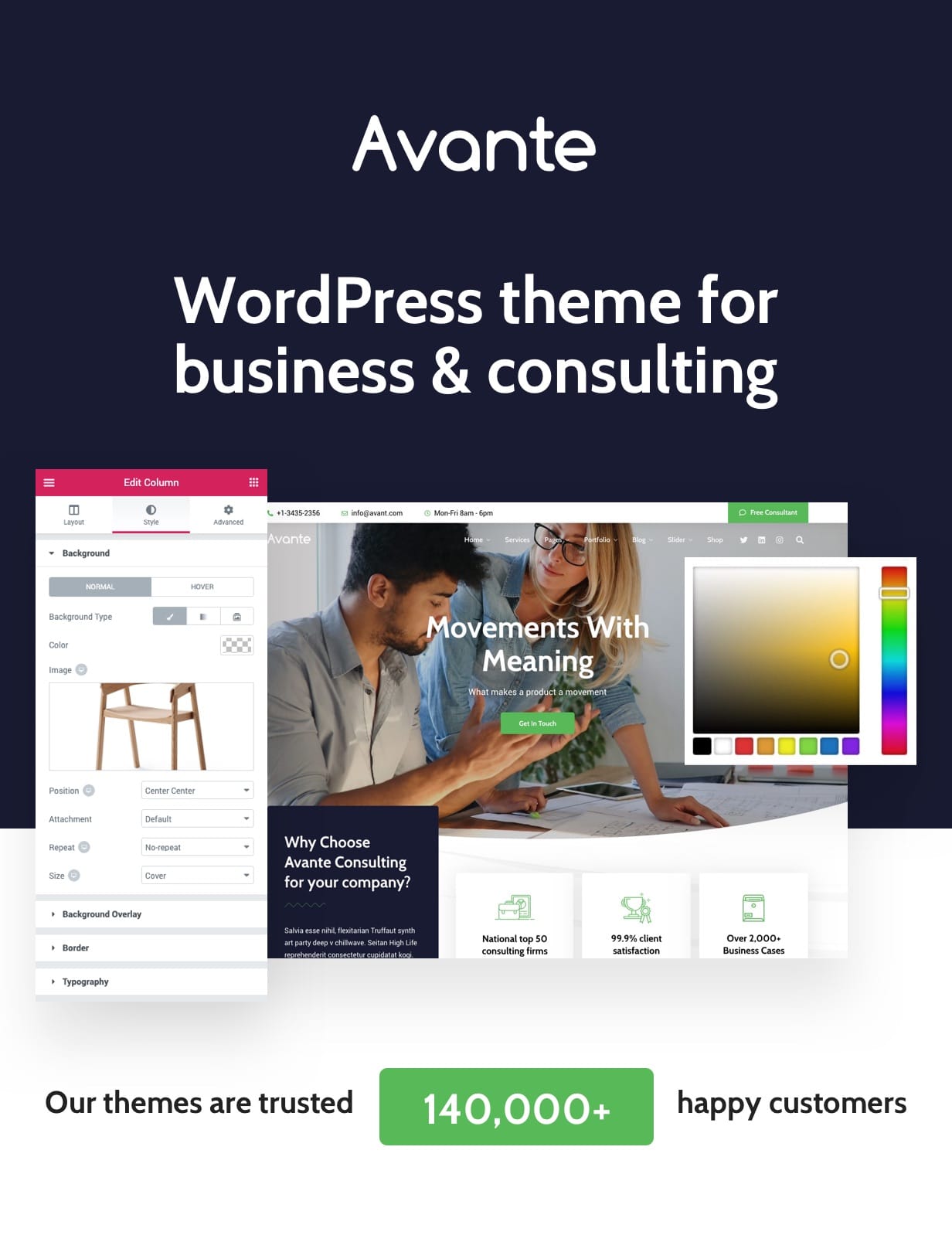 Avante v2.7.4 NULLED | Business Consulting WordPress Theme