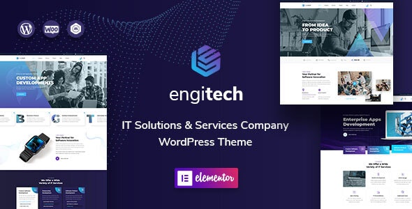 Engitech - Giải pháp & Dịch vụ CNTT WordPress Theme - Công nghệ phần mềm