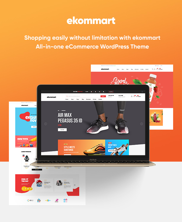 ekommart - WordPress thương mại điện tử tất cả trong một Theme