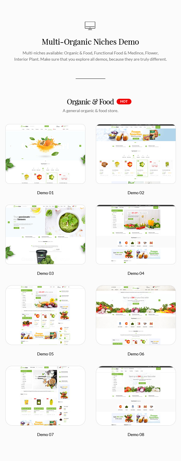 GreenMart – Organic & Food WooCommerce WordPress Theme - số 8
