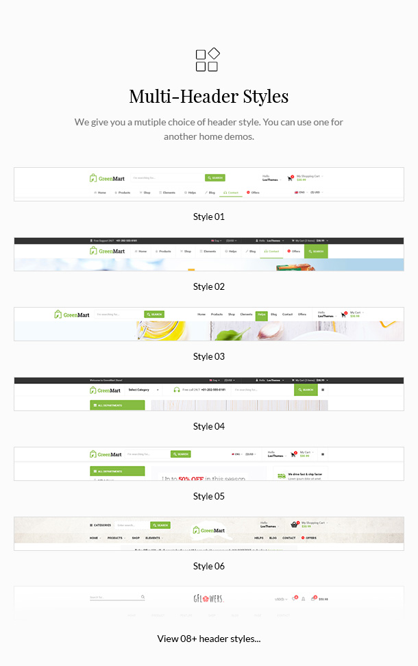 GreenMart – Organic & Food WooCommerce WordPress Theme - 12