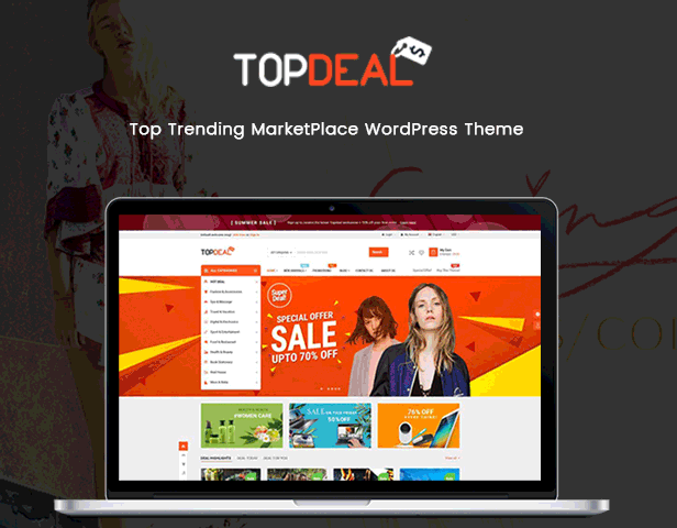 TopDeal - WordPress Thị trường đa nhà cung cấp thịnh hành nhất Theme