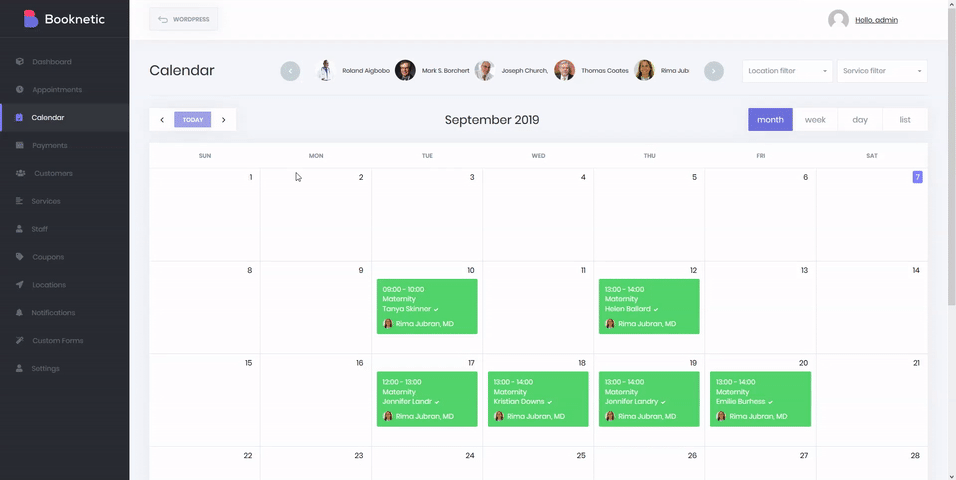 Booknetic - Hệ thống đặt lịch và đặt lịch hẹn WordPress - 21
