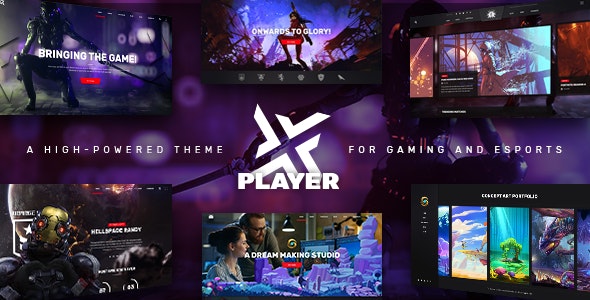 PlayerX - Một công suất cao Theme cho Trò chơi và Thể thao điện tử - WordPress Giải trí