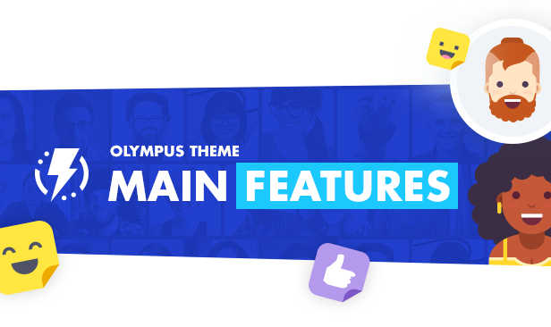 Olympus - Social Networking WordPress Theme 3