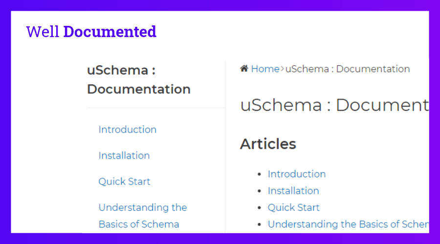 uSchema Documentation