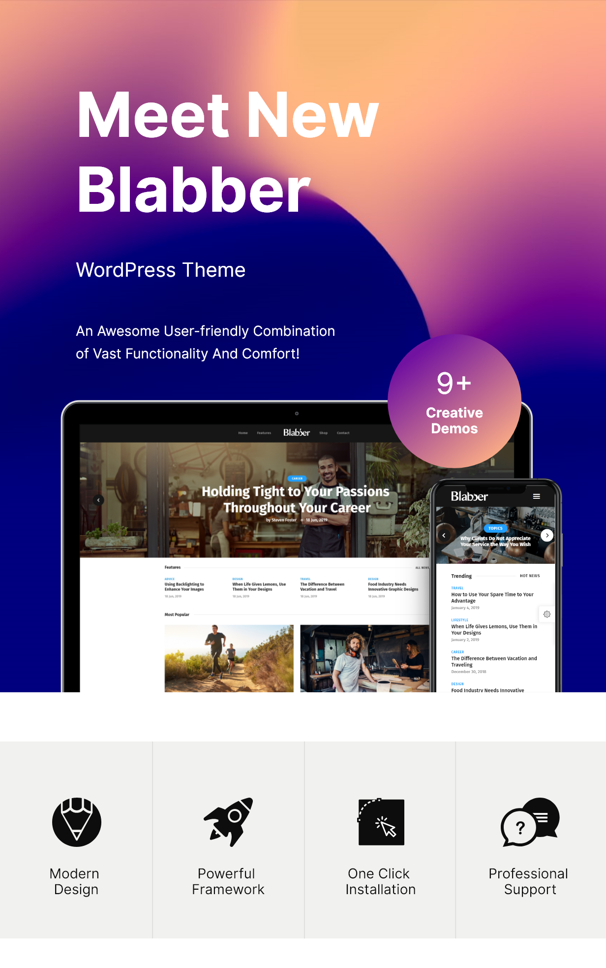 Blabber v1.7 | All-in-One Elementor Blog & News Magazine WordPress Theme + RTL