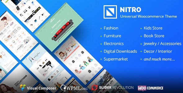 Nitro - Phổ thông WooCommerce Theme  từ các chuyên gia thương mại điện tử - WooCommerce Thương mại điện tử