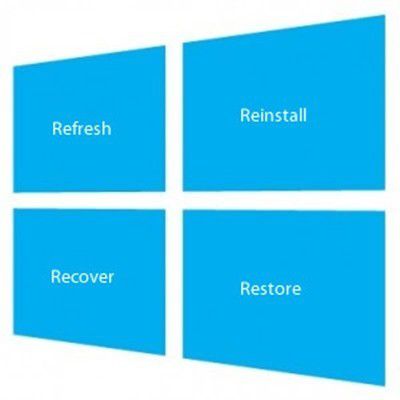 Làm mới, cài đặt lại hoặc khôi phục Windows 8
