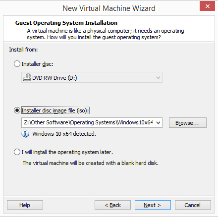 Cách cài đặt hệ điều hành mới trong VMware Workstation Pro