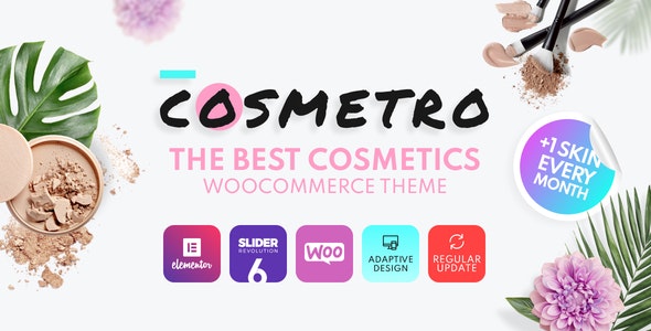 Cosmetro - Cửa hàng mỹ phẩm Elementor WooCommerce Theme  - WooCommerce Thương mại điện tử