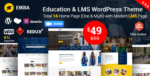 Download: Eikra – Education WordPress Theme