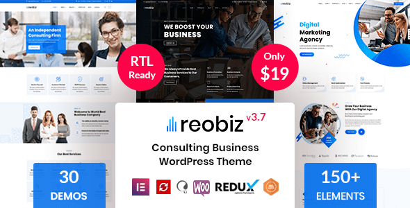 Reobiz – Consulting Business WordPress Theme
