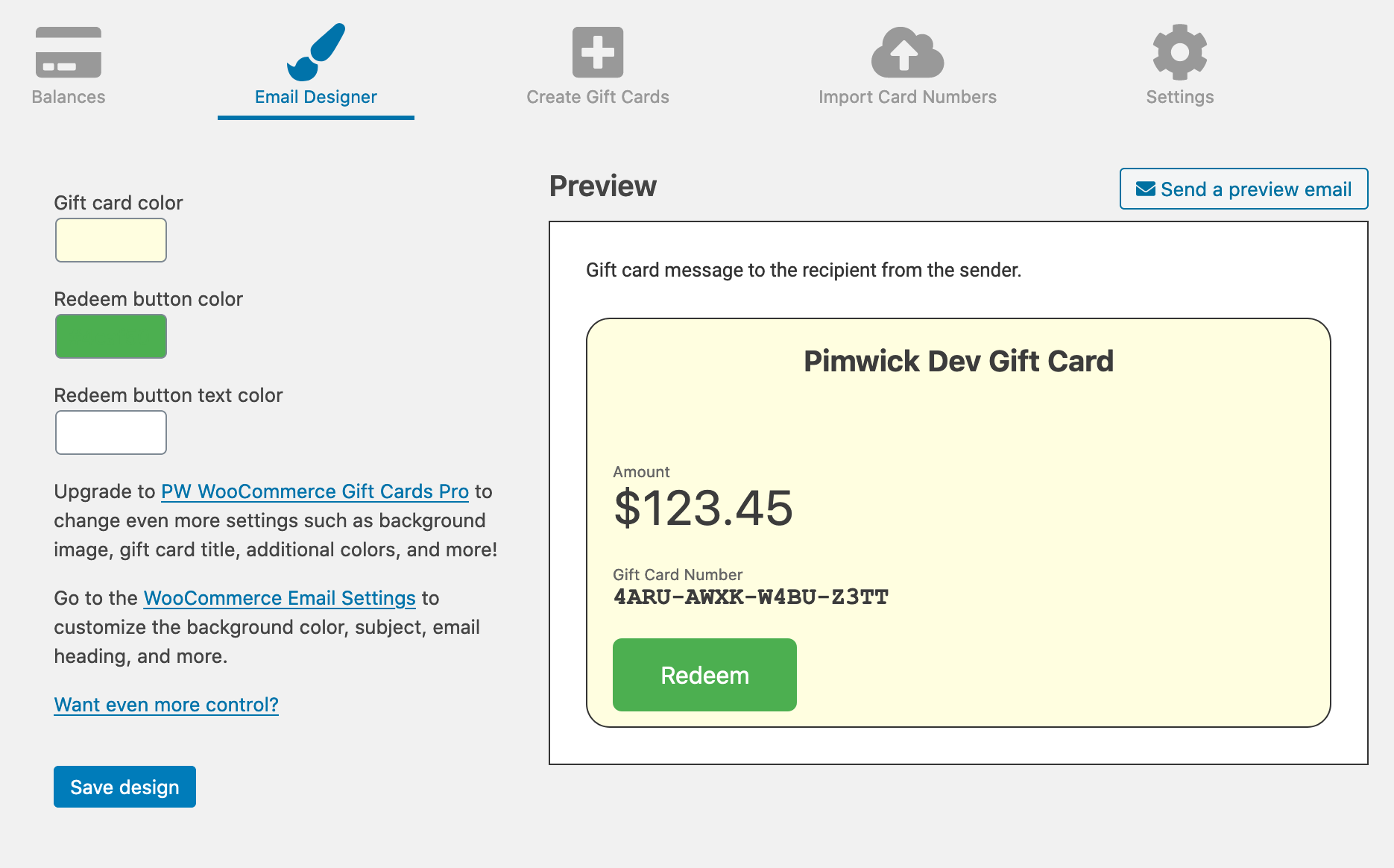 PW WooCommerce Gift Cards Pro By PimWick 3
