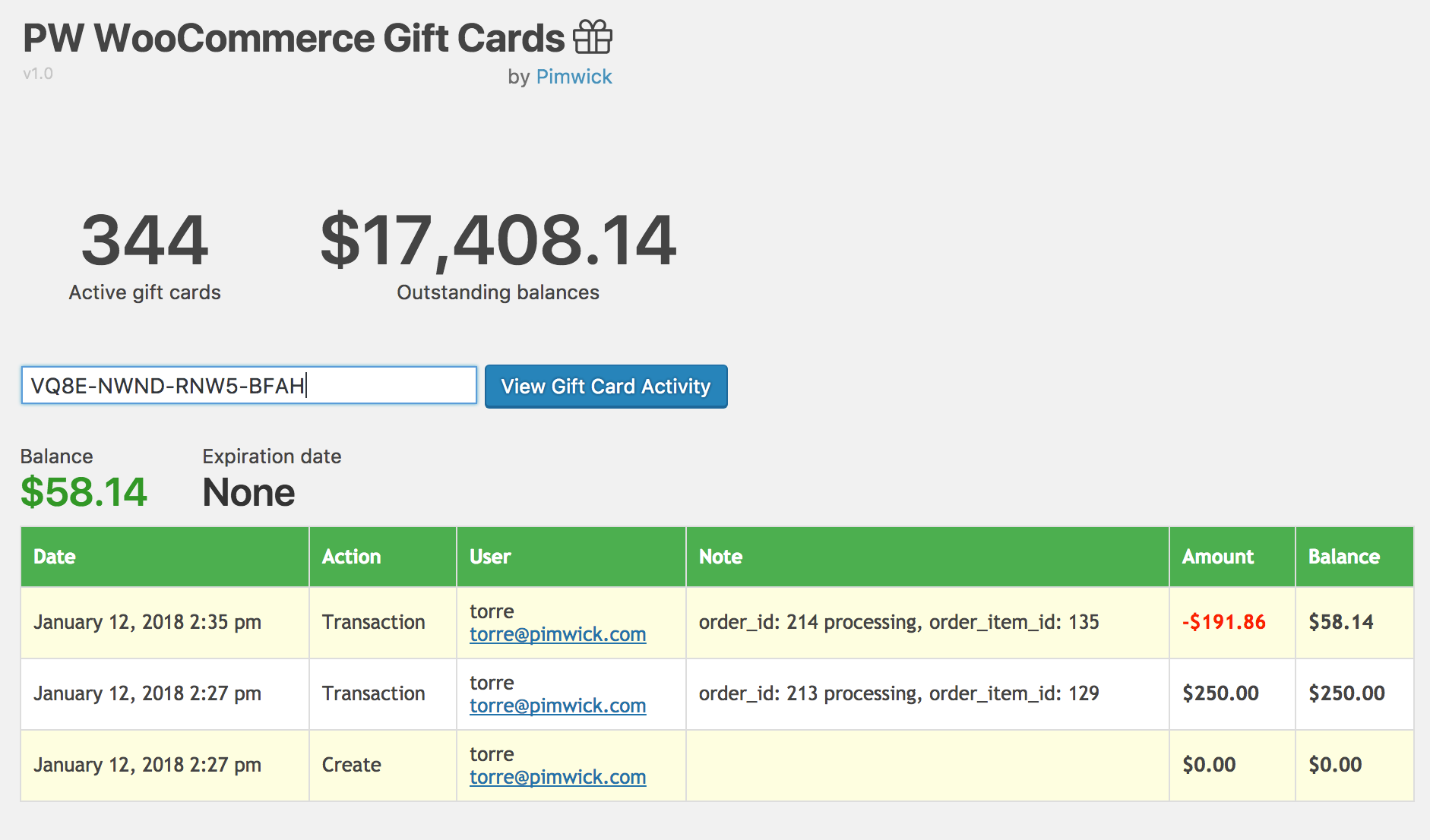 PW WooCommerce Gift Cards Pro By PimWick 6