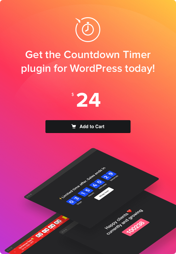Hẹn giờ đếm ngược - plugin Bộ hẹn giờ đếm ngược của WordPress - 4
