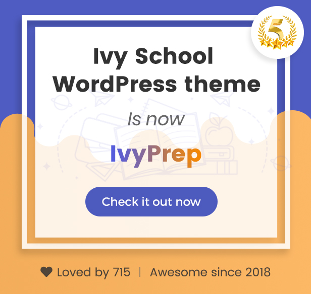 IvyPrep | Giáo dục & Trường học WordPress Theme - 1