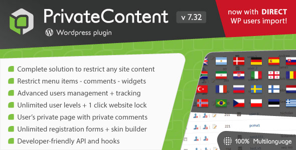 Download: PrivateContent – Multilevel Content Plugin