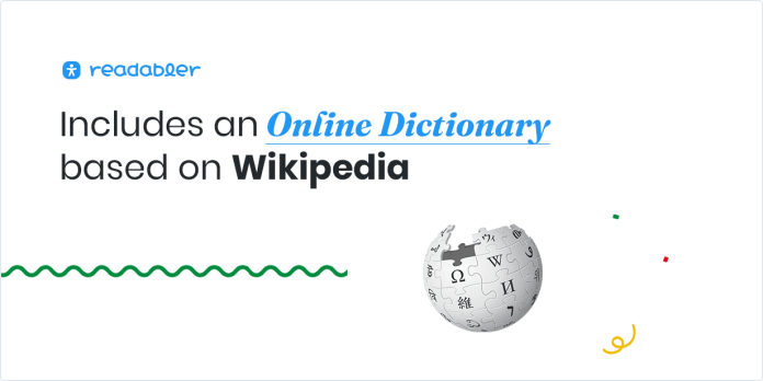 Bao gồm Từ điển Trực tuyến dựa trên Wikipedia