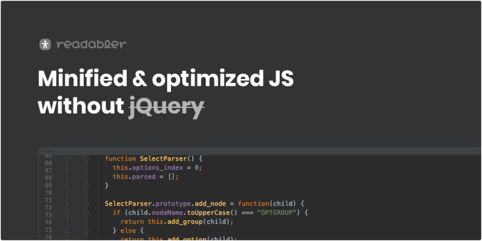 JS thu nhỏ & tối ưu hóa mà không có jQuery
