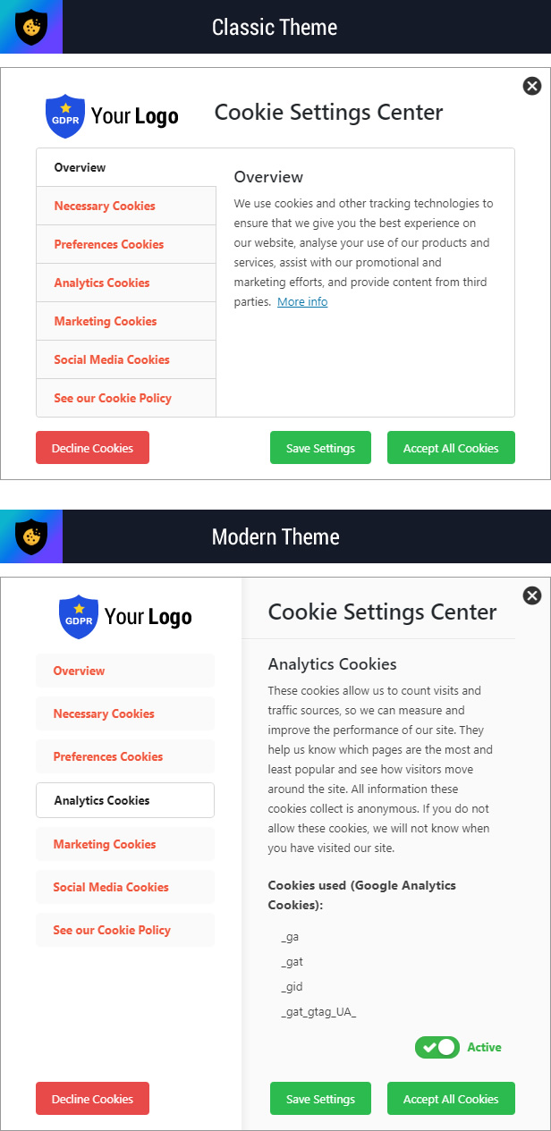 Cookie Plus GDPR - Giải pháp đồng ý cookie cho WordPress. Master Popups Addon - 12