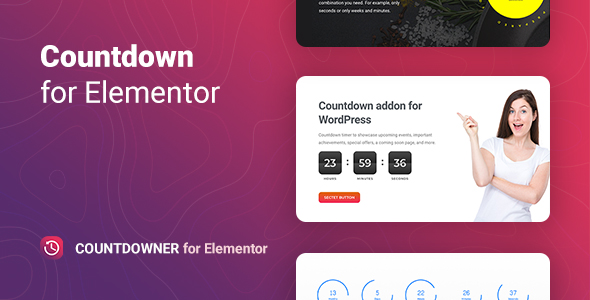 Download: Countdower – Countdown Timer for Elementor