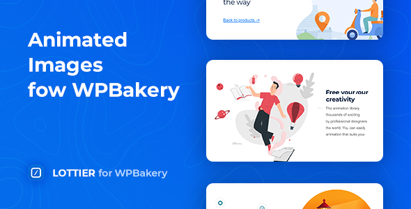 Download: Lottier – Lottie Animated Images for WPBakery