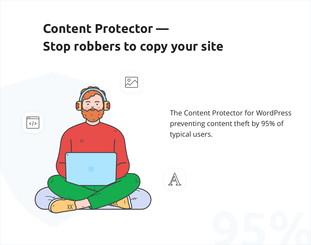 Content Protector for WordPress - Prevent Your Content from Being Copied 1