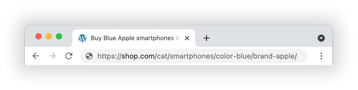 Lọc mọi thứ - WooCommerce Ví dụ về URL sạch của Bộ lọc Sản phẩm