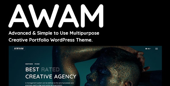 Awam - Elementor Cơ quan danh mục đầu tư sáng tạo miễn phí / chuyên nghiệp WordPress Theme