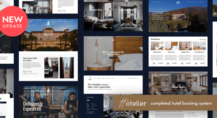 Hoteller - Booking WordPress Themexem trước lớn
