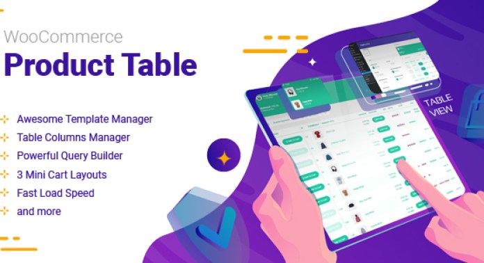 WooCommerce Product Table By ithemelandco