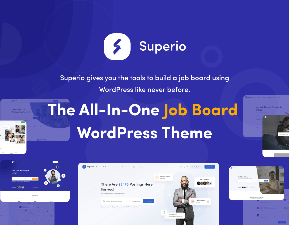 Superio – Job Board WordPress Theme 2